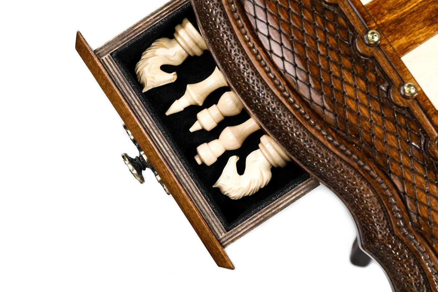 Chess Table Luxury with Contour Outline
