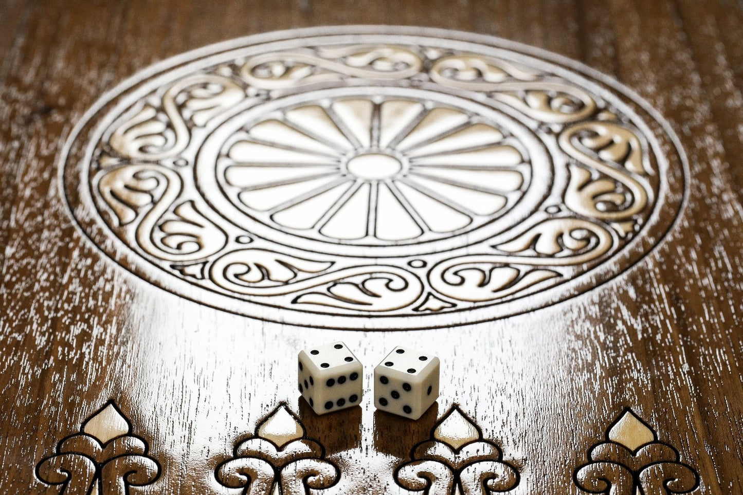 Wooden Backgammon Set Handmade Unique Mount Ararat & Noah's Ark