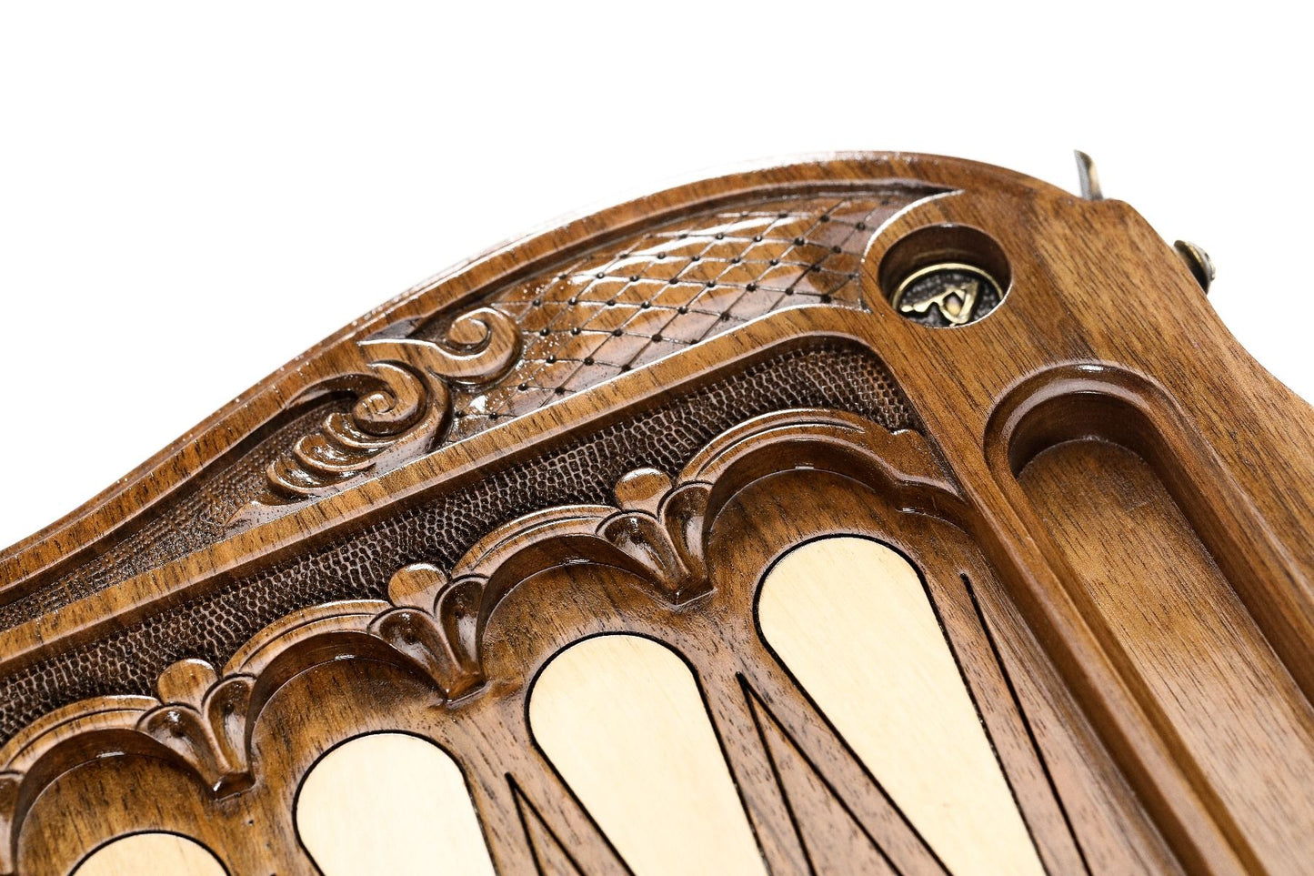 Wooden Backgammon Set Handmade Unique Mount Ararat & Noah's Ark