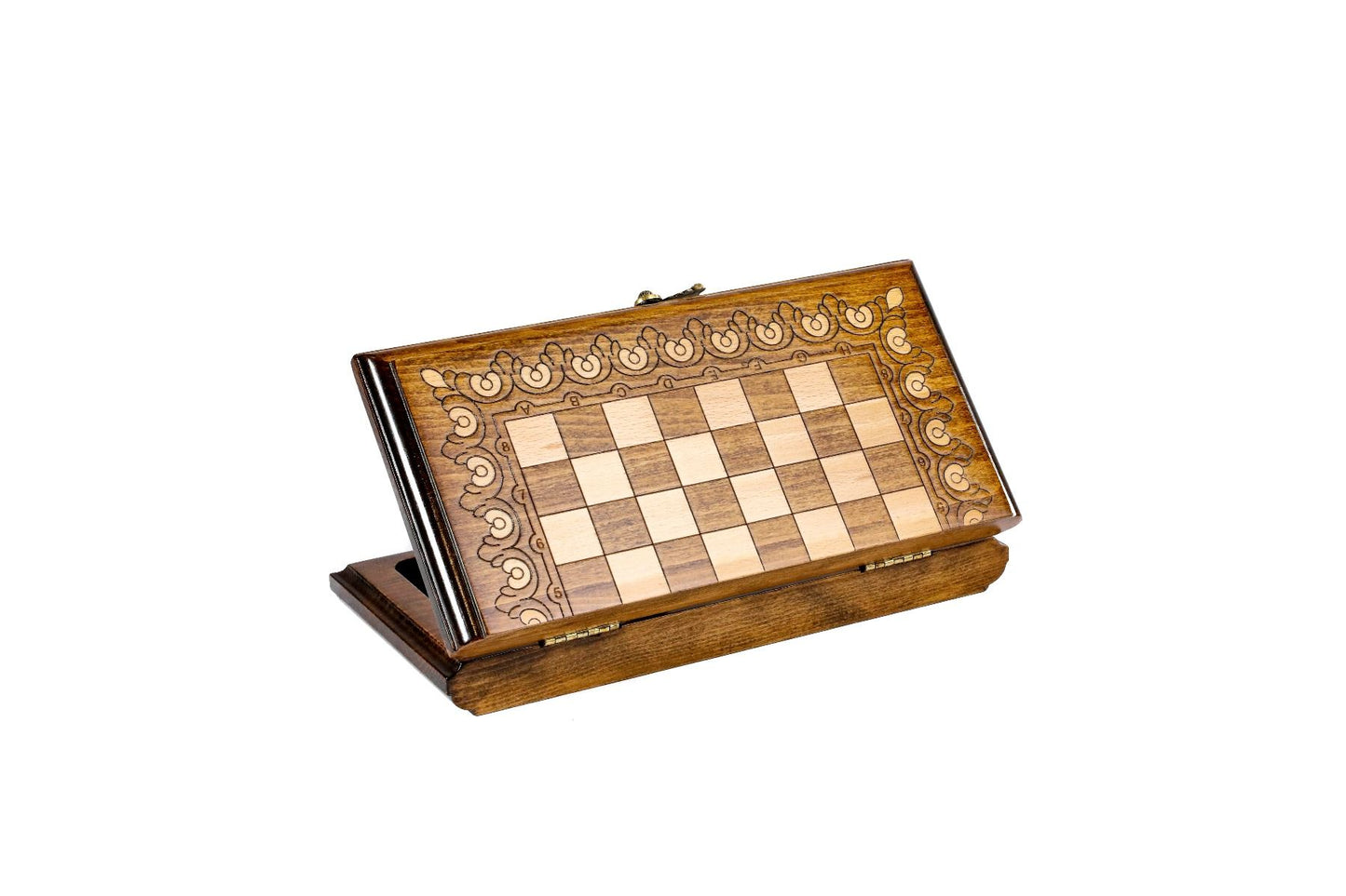 Chess Set with Circle Ornaments