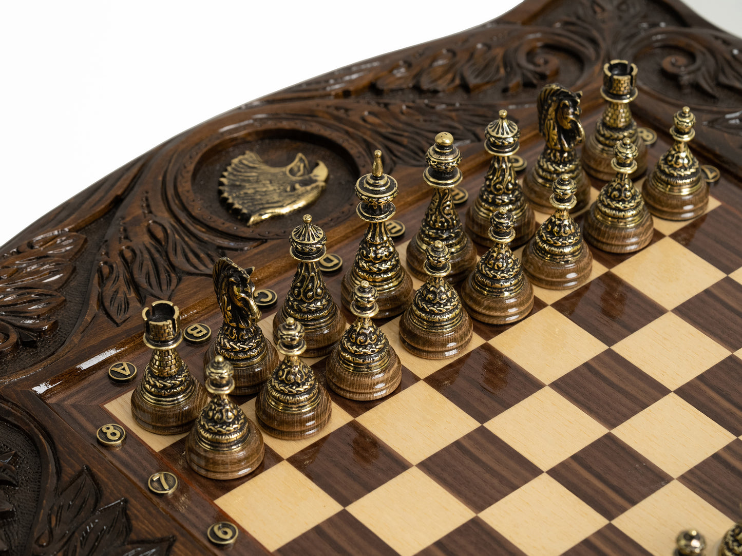 Luxury Chess Table – Majestic Eagle - Unumperfectus
