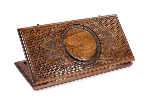 Eternity wooden backgammon board handcrafted classic luxury design