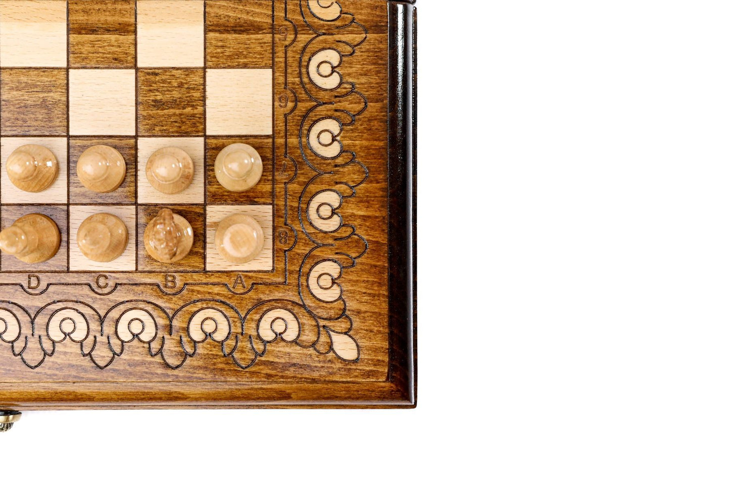 Chess Set with Circle Ornaments