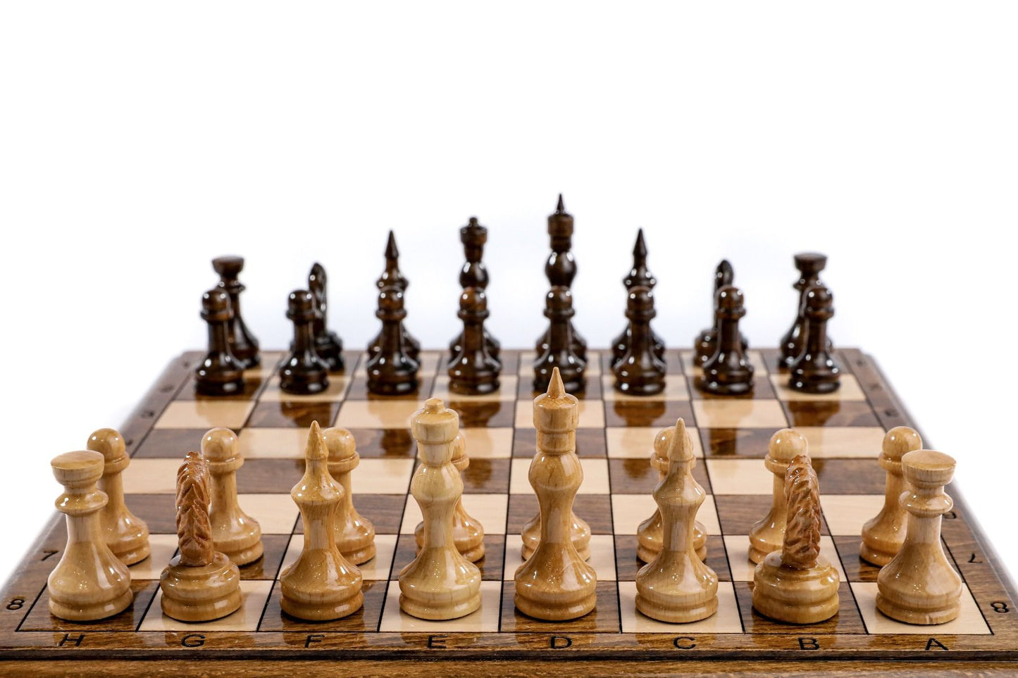 Classic Wooden Chess Set – Handmade Chess Board for Timeless Play