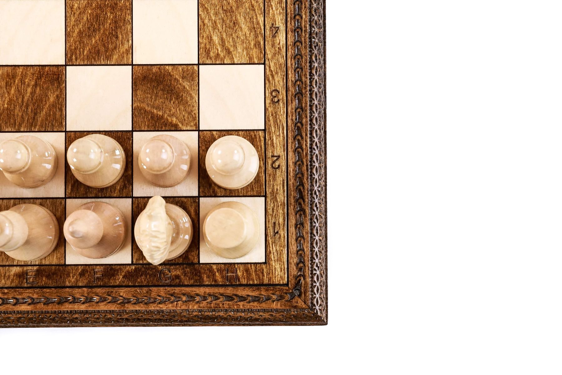Handcrafted Chess Set with Storage – 15.7" | 40 cm - Unumperfectus