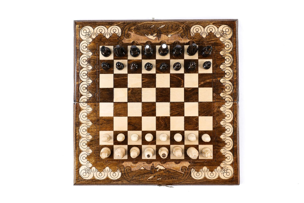 Armenian Wooden Chess Set Ararat Classic 15.7" | 40 cm - Unumperfectus