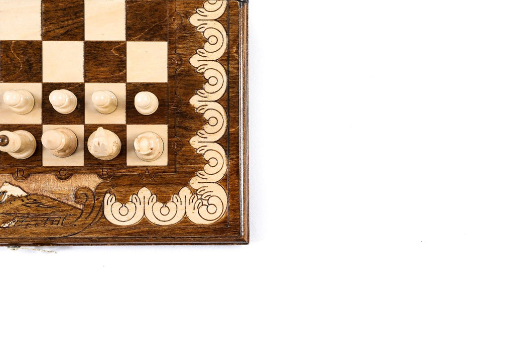 Armenian Wooden Chess Set Ararat Classic 15.7" | 40 cm - Unumperfectus