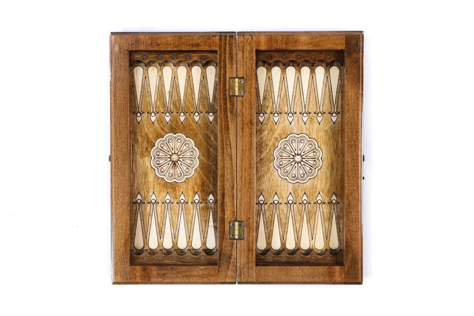 Handmade Wooden Travel Backgammon Set - Unumperfectus
