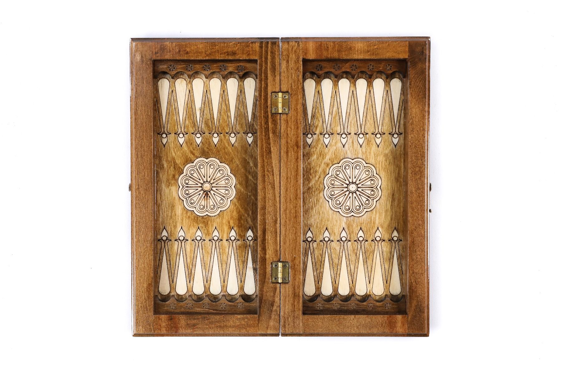 Handmade Wooden Travel Backgammon Set - Unumperfectus