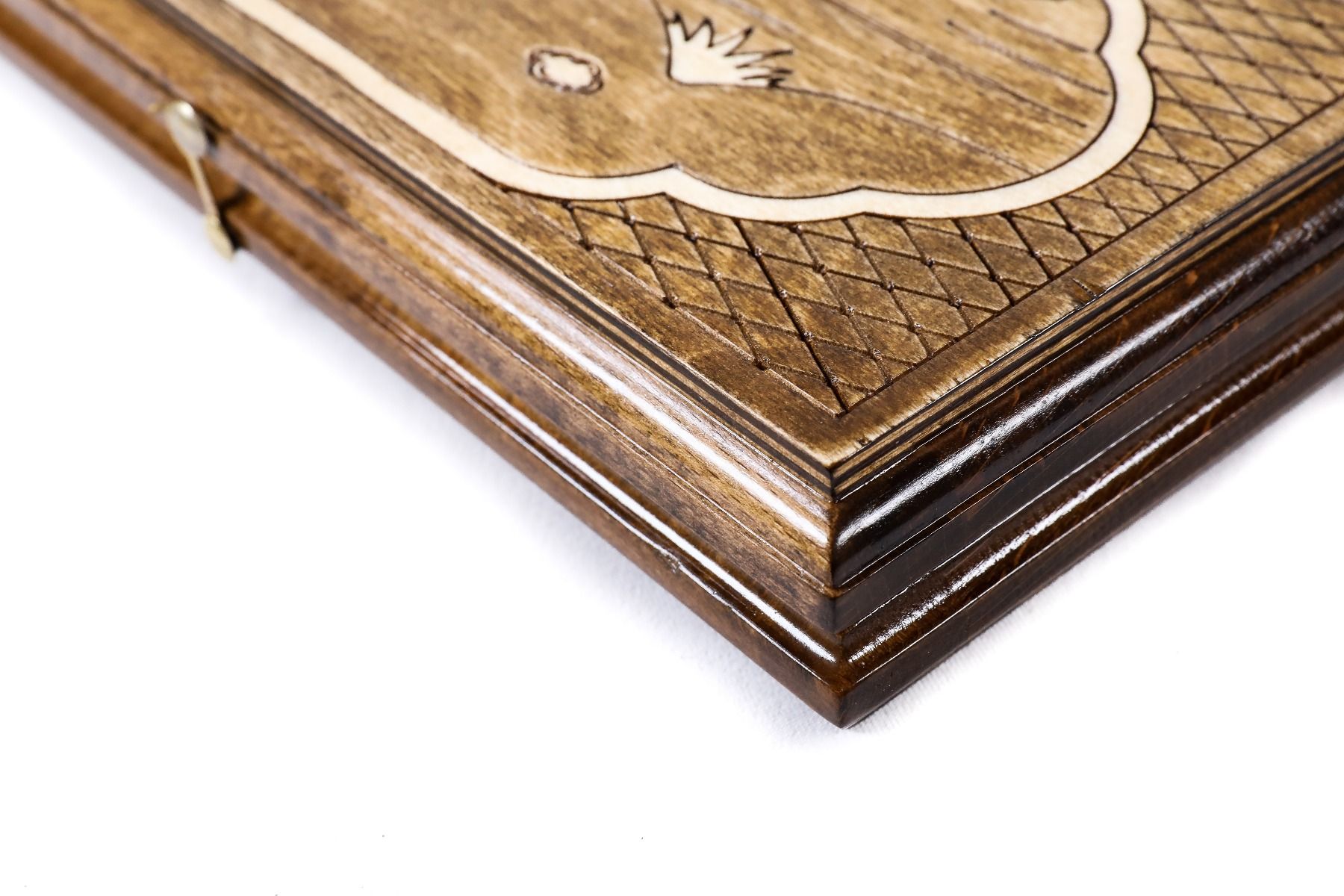 Handmade Wooden Travel Backgammon Set - Unumperfectus