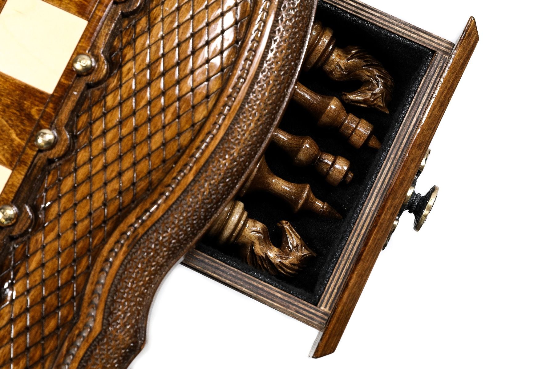 Chess Table Luxury with Contour Outline - Unumperfectus