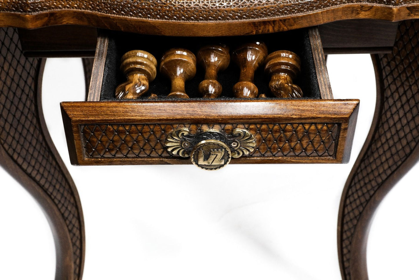 Chess Table Luxury with Contour Outline