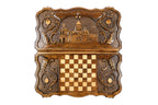 Backgammon Etchmiadzin with contour outline