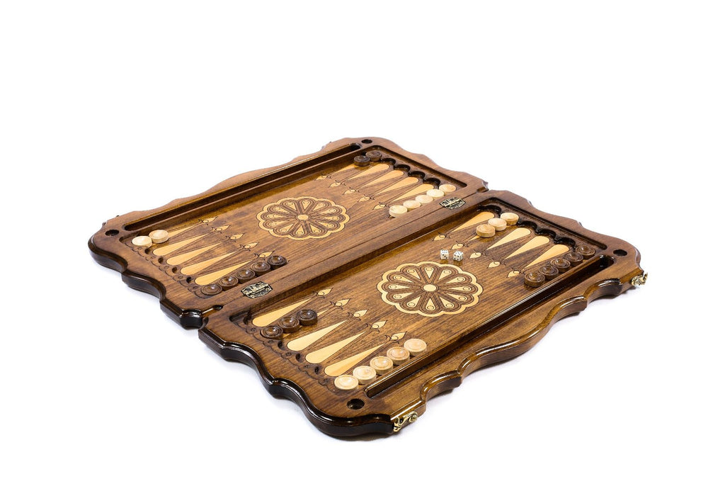 Backgammon Etchmiadzin with contour outline