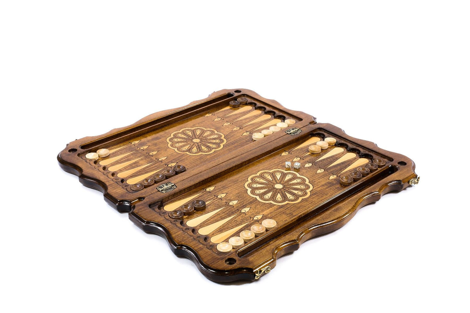 Backgammon Etchmiadzin with contour outline