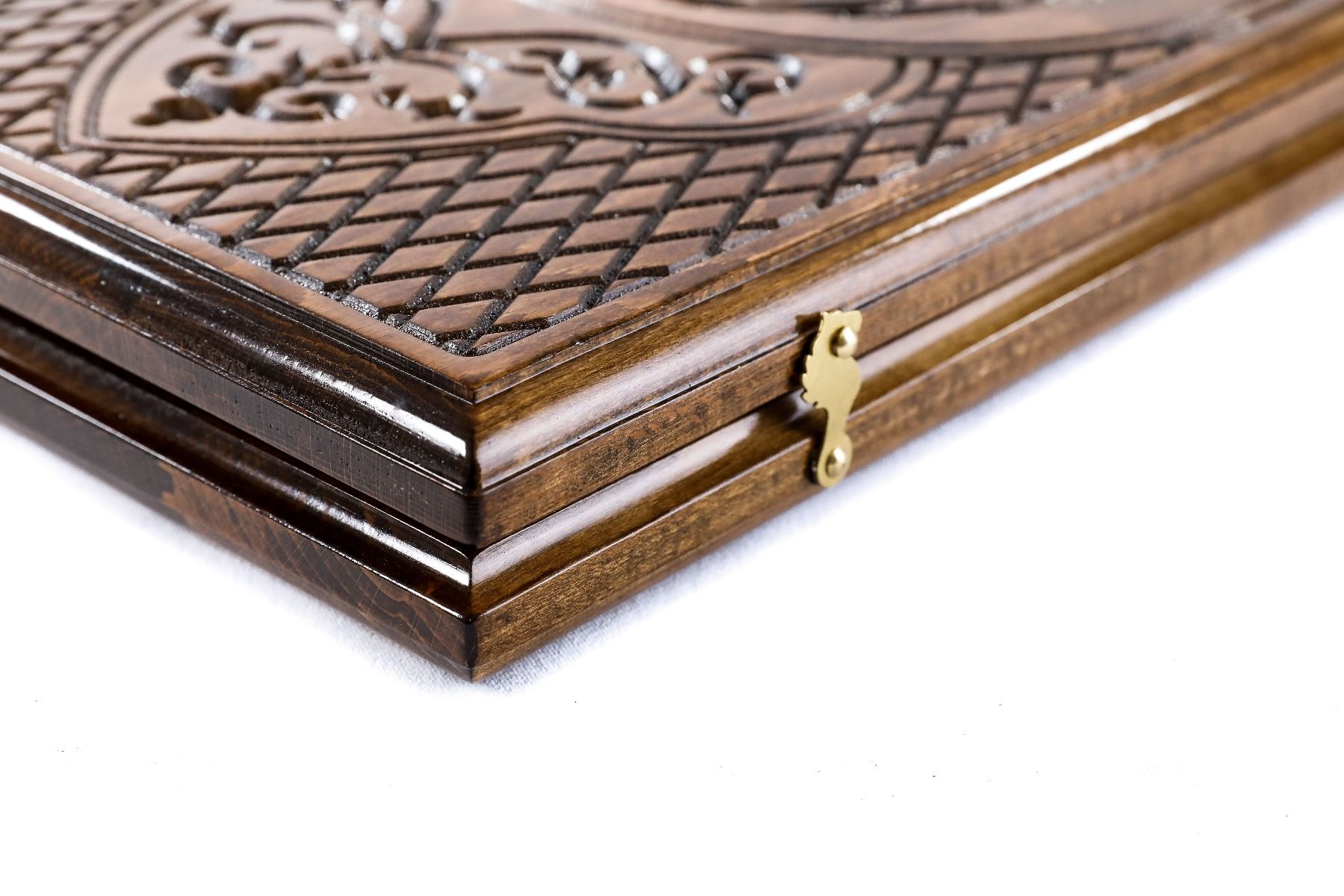 Wooden Carved Classic Backgammon Board Eagle 23.6" | 60 cm - Unumperfectus