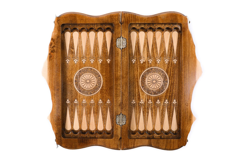 Chess & Backgammon Set - Mount Ararat 50 cm | 19.7" - Unumperfectus
