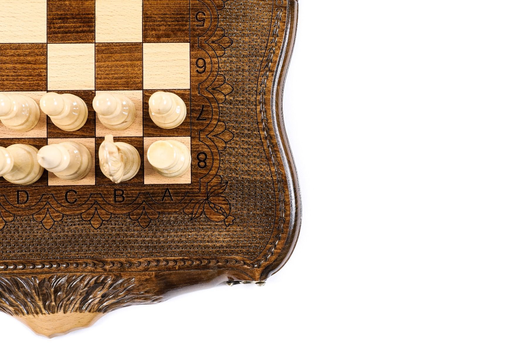 Chess & Backgammon Set - Mount Ararat 50 cm | 19.7" - Unumperfectus