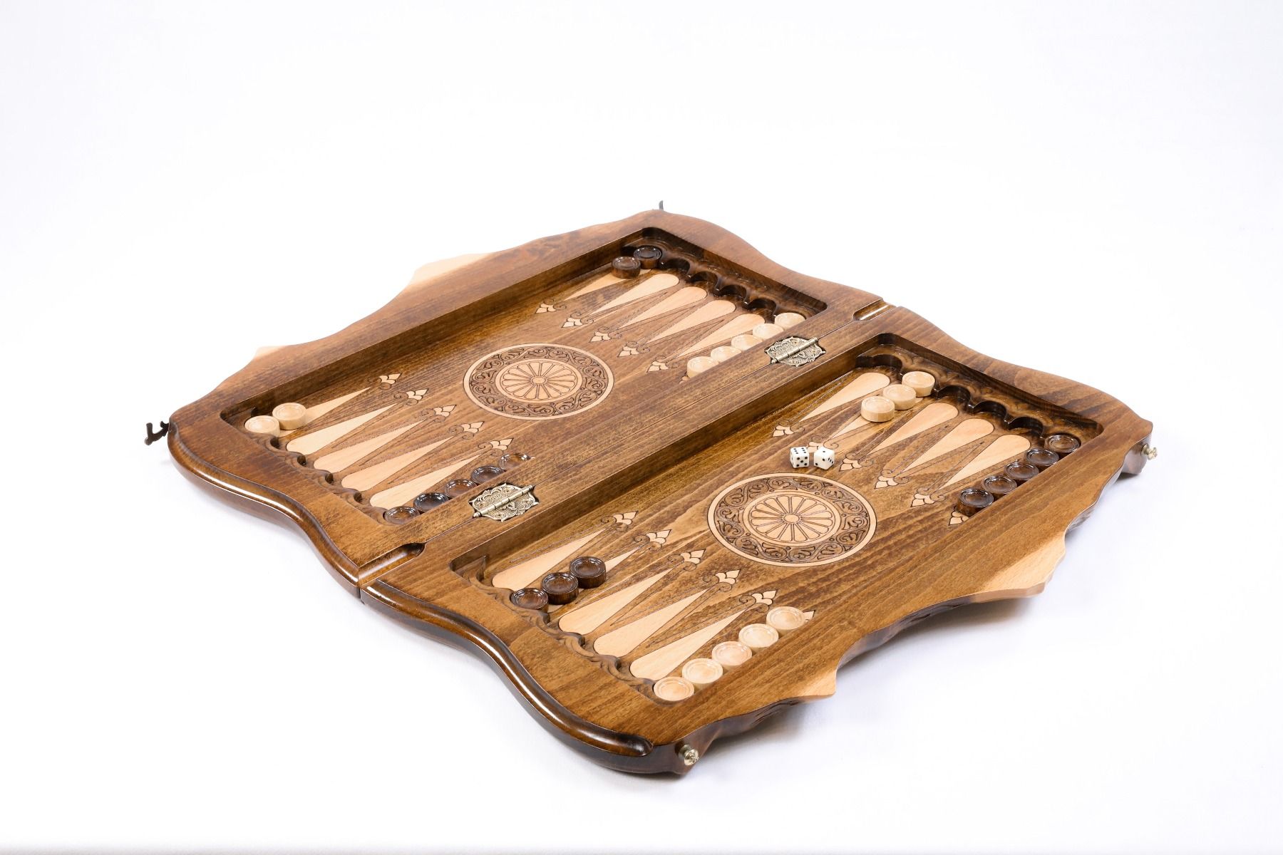 Chess & Backgammon Set - Mount Ararat 50 cm | 19.7" - Unumperfectus