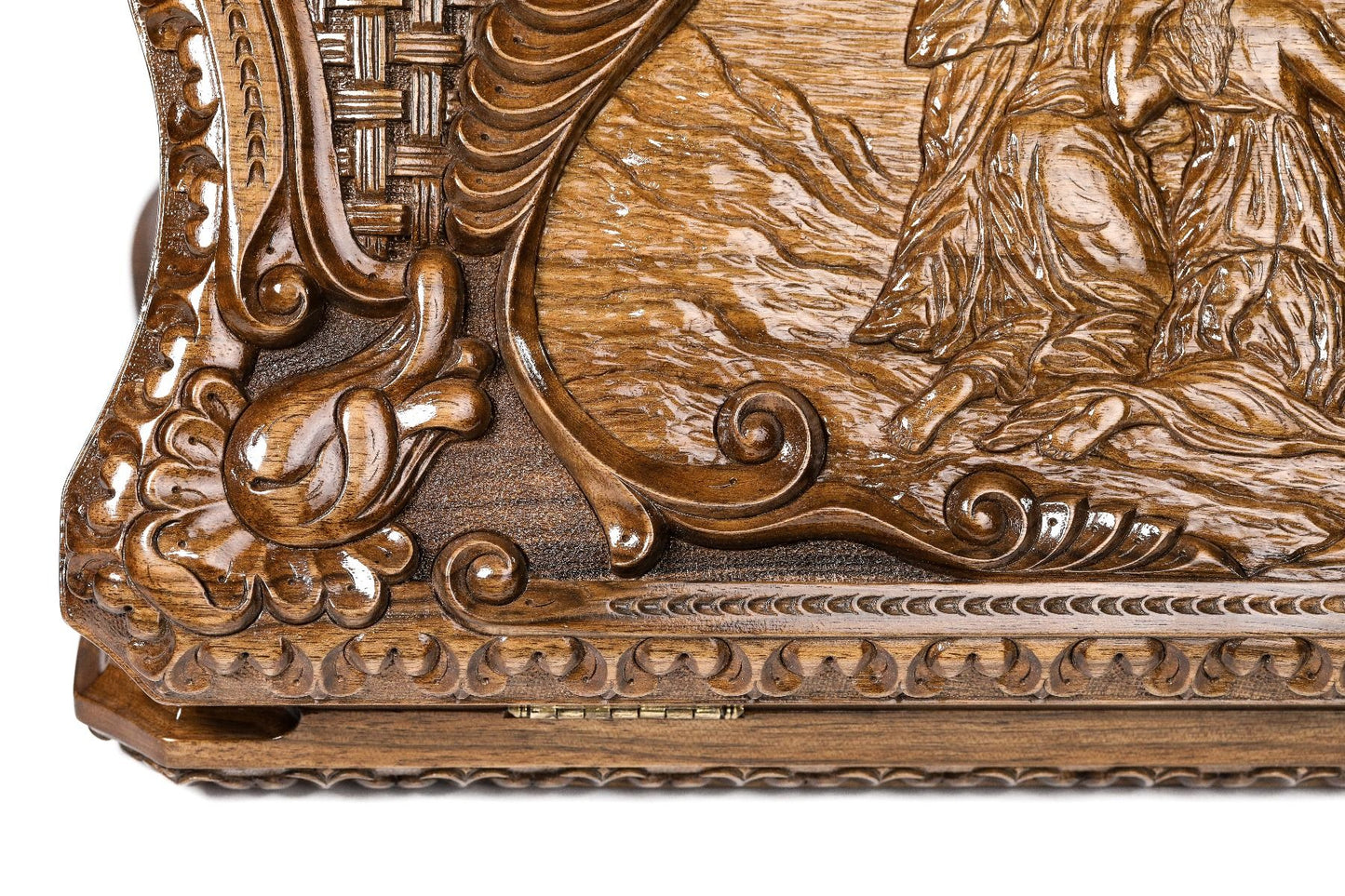 Wooden Backgammon Set Handmade Unique Mount Ararat & Noah's Ark