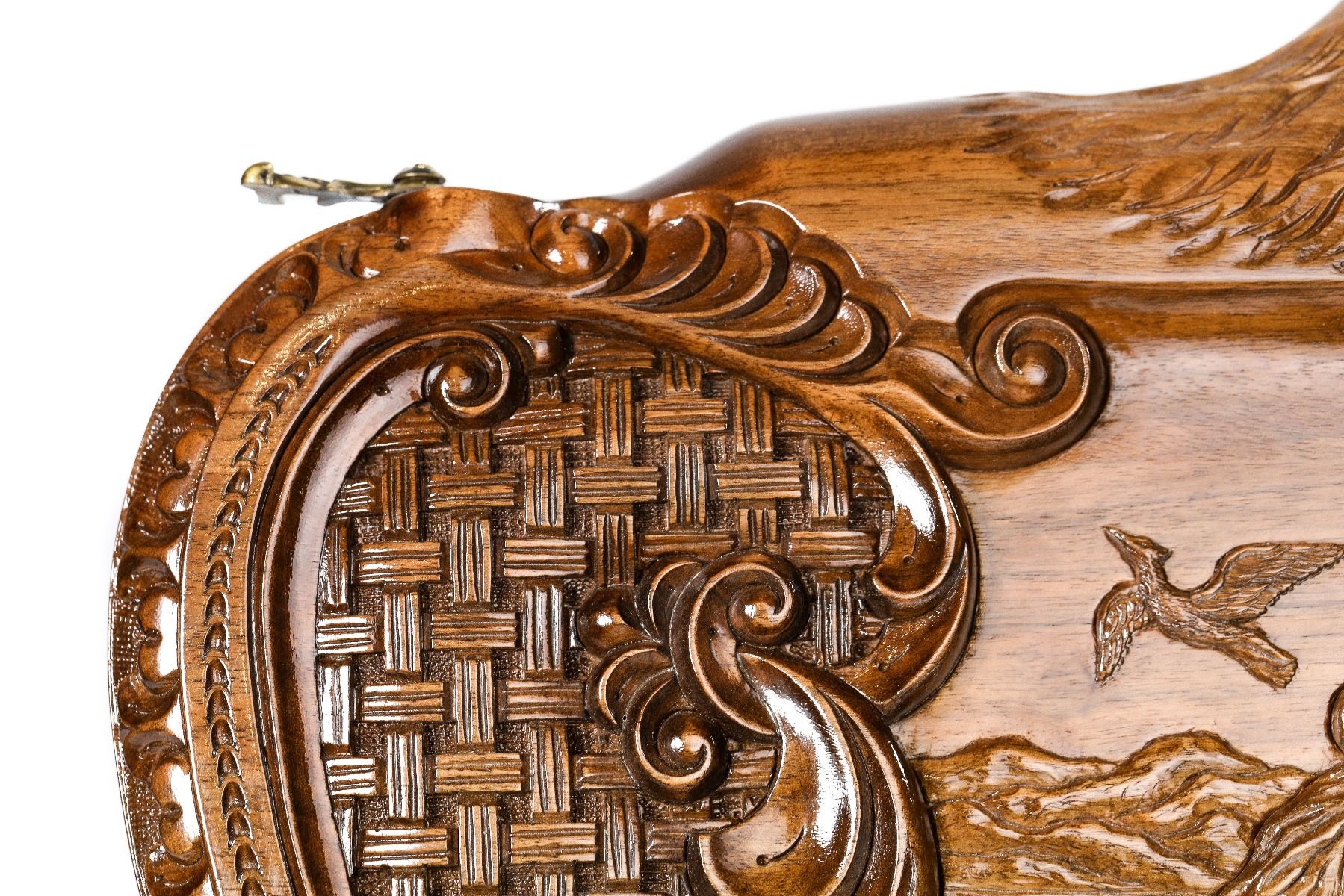 Wooden Backgammon Set Handmade Unique Mount Ararat & Noah's Ark - Unumperfectus