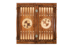 BMW Motorsport backgammon board - angled view