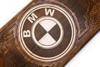 BMW Motorsport backgammon board - closed cover detail
