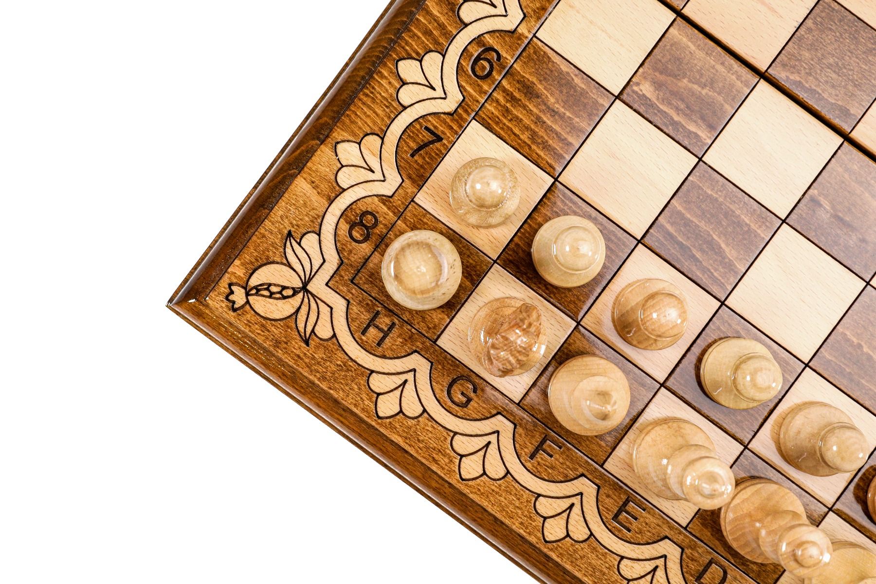 Handcrafted Chess Set With Classic Design 40 cm | 15.6" - Unumperfectus