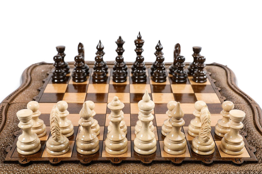 Mount Ararat Wooden Chess & Backgammon Board - Unumperfectus