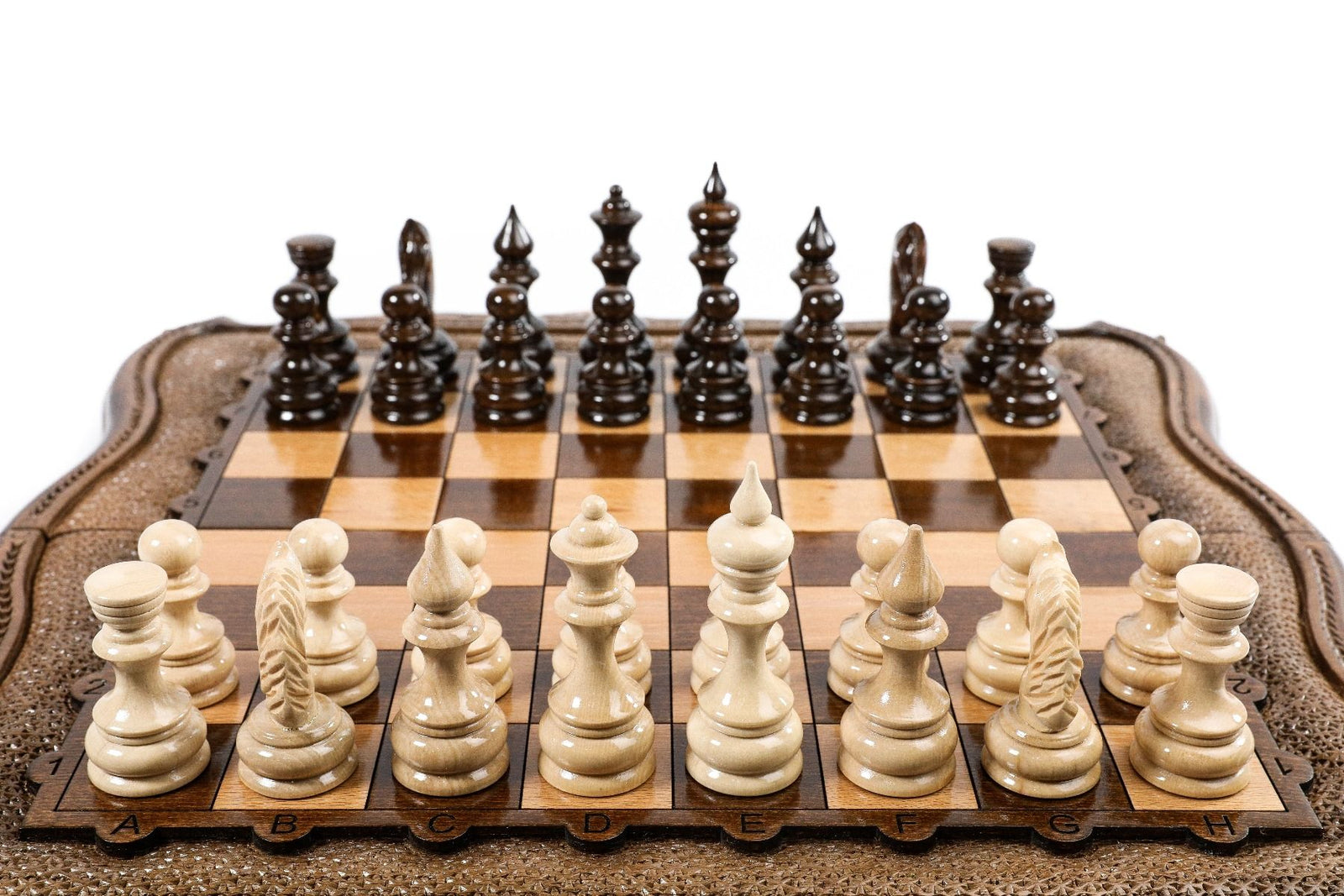 Mount Ararat Wooden Chess & Backgammon Board - Unumperfectus