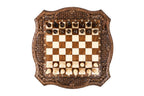 Ornate chess table as an elegant furniture piece