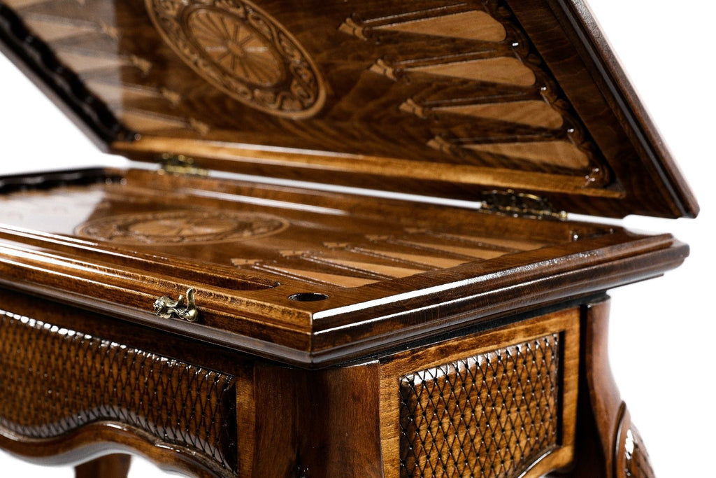 Backgammon Table Armenian Coat of Arms - Unumperfectus
