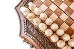 Star Shaped / chess set - angled view showing the craftsmanship