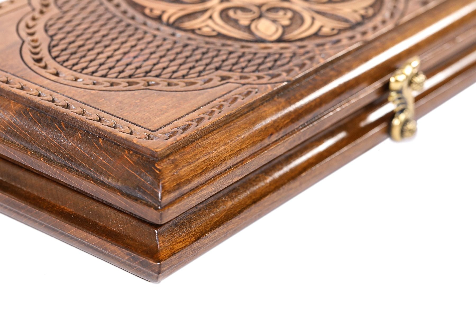 Wooden Classic Ornamental Backgammon Board 11.8" | 30 cm - Unumperfectus