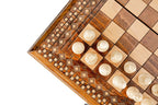 Classic Design chess set - angled view showing the craftsmanship