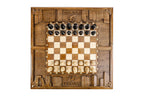 Box Style chess set - detail of the carved border