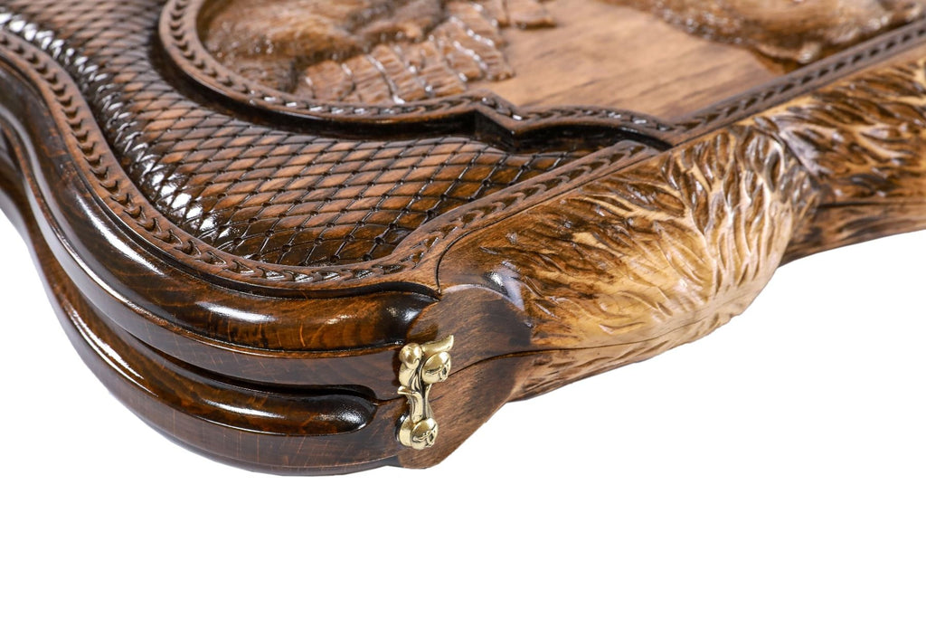 Backgammon Board - Bear & Deer Wildlife