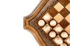 Classic Design chess set - side profile of the board