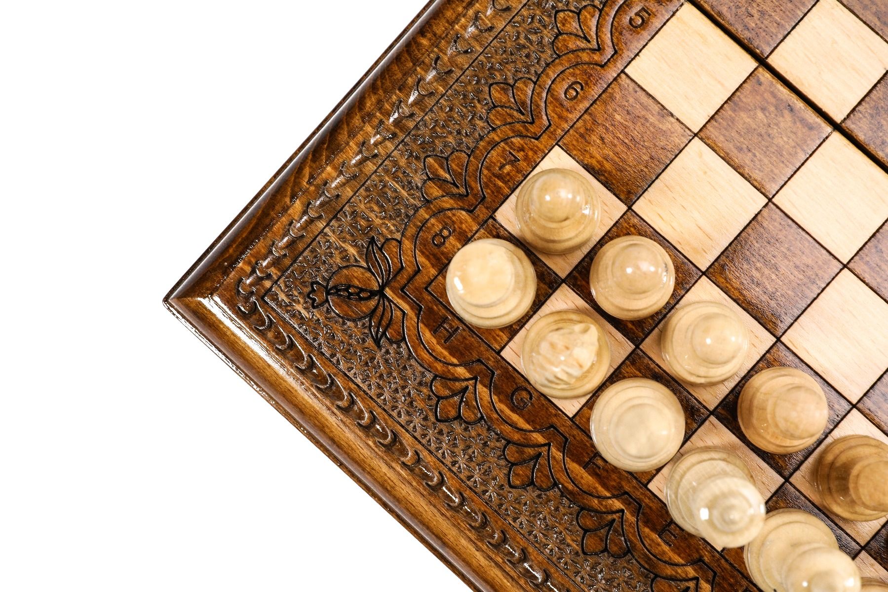 Classic Wooden Chess & Backgammon Board - Unumperfectus