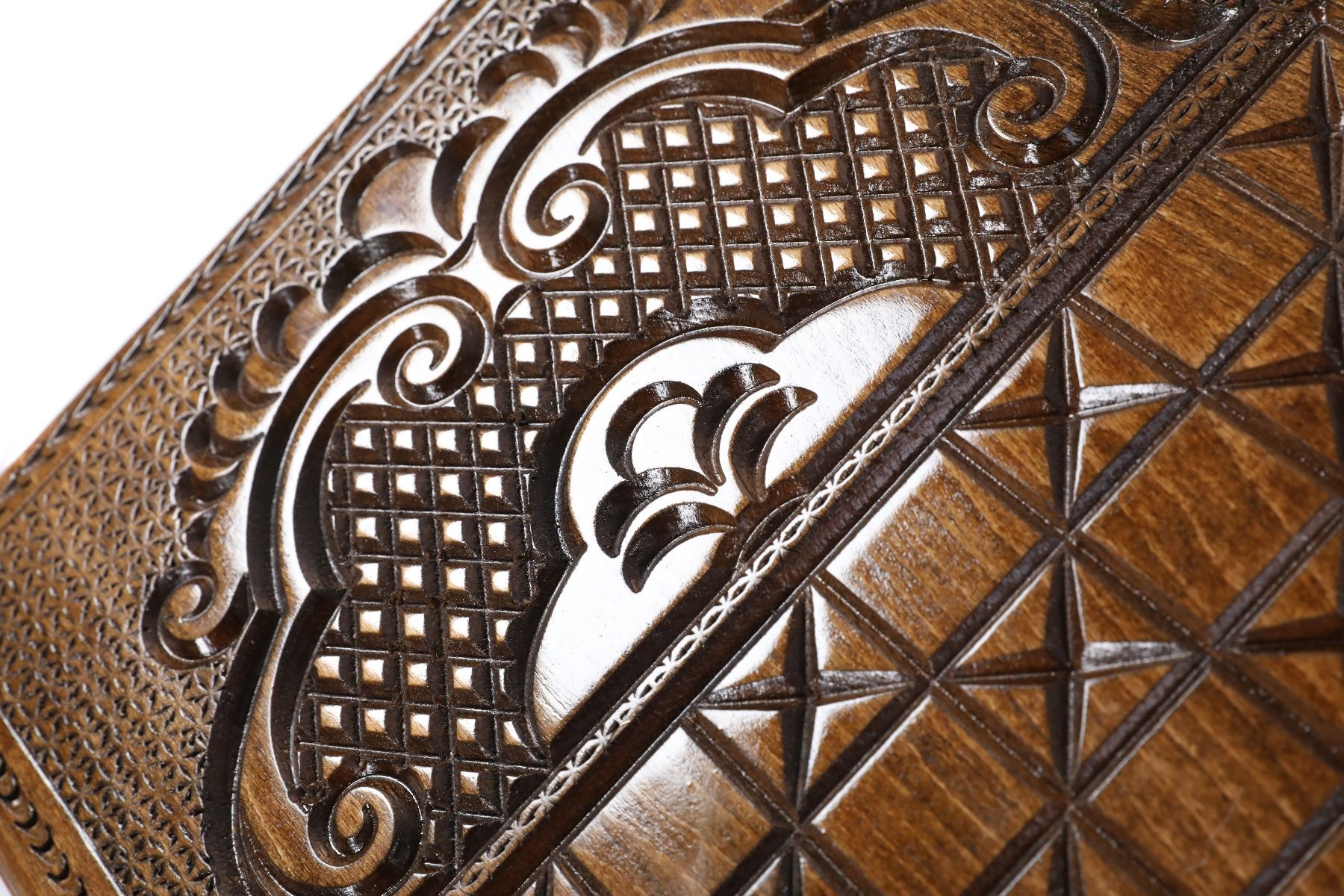 Armenian Wooden Classic Backgammon Board Ararat 23.6" | 60 cm - Unumperfectus