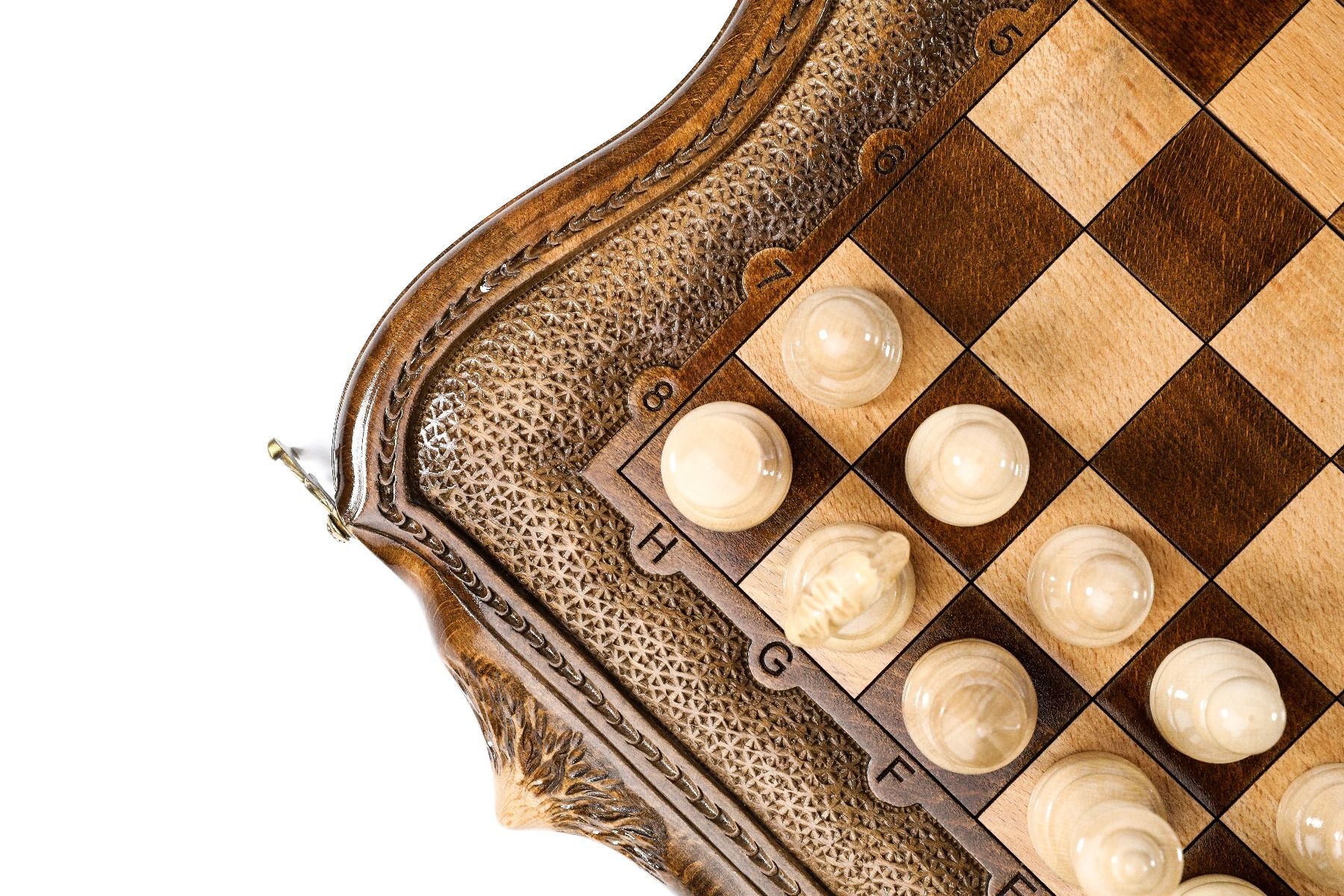 Mount Ararat Wooden Chess & Backgammon Board - Unumperfectus