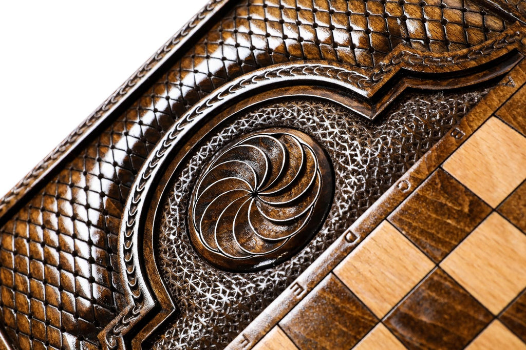 Backgammon Board - Coat of Arms of Armenia - Unumperfectus