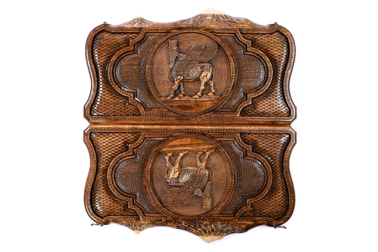 Backgammon Board - Assyrian Coat of Arms - Unumperfectus