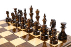 Wooden Chess Set with Expanded Playing Field – 15.7" / 40 cm