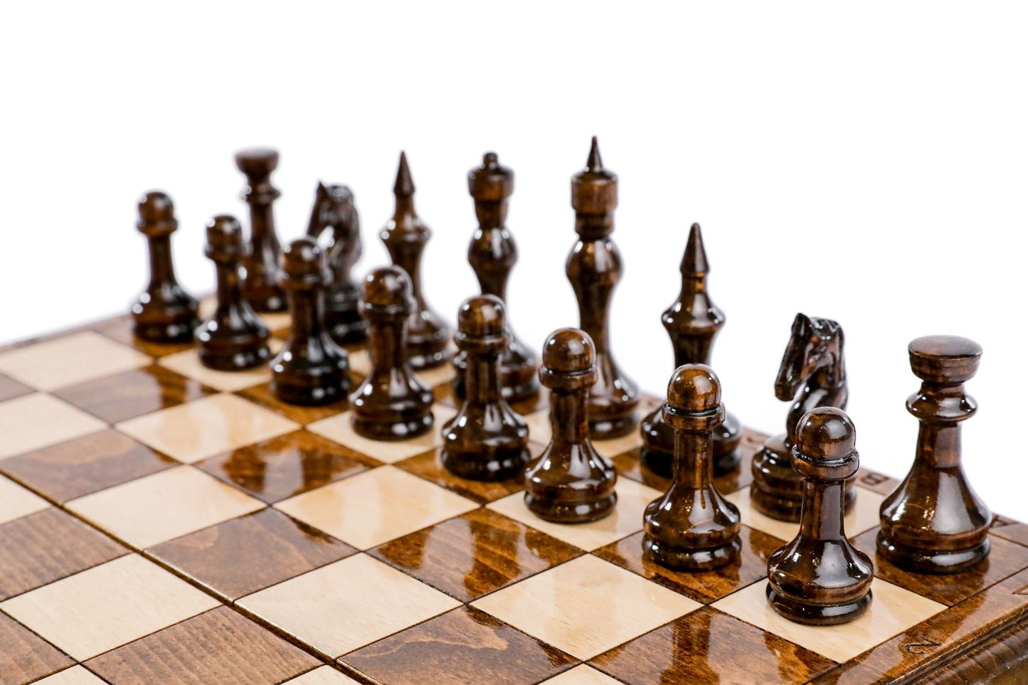 Classic Wooden Chess Set – Handmade Chess Board for Timeless Play