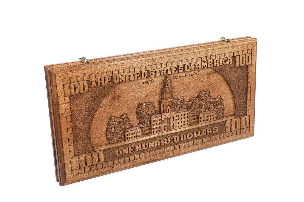 Backgammon Board - $100 Bill Edition