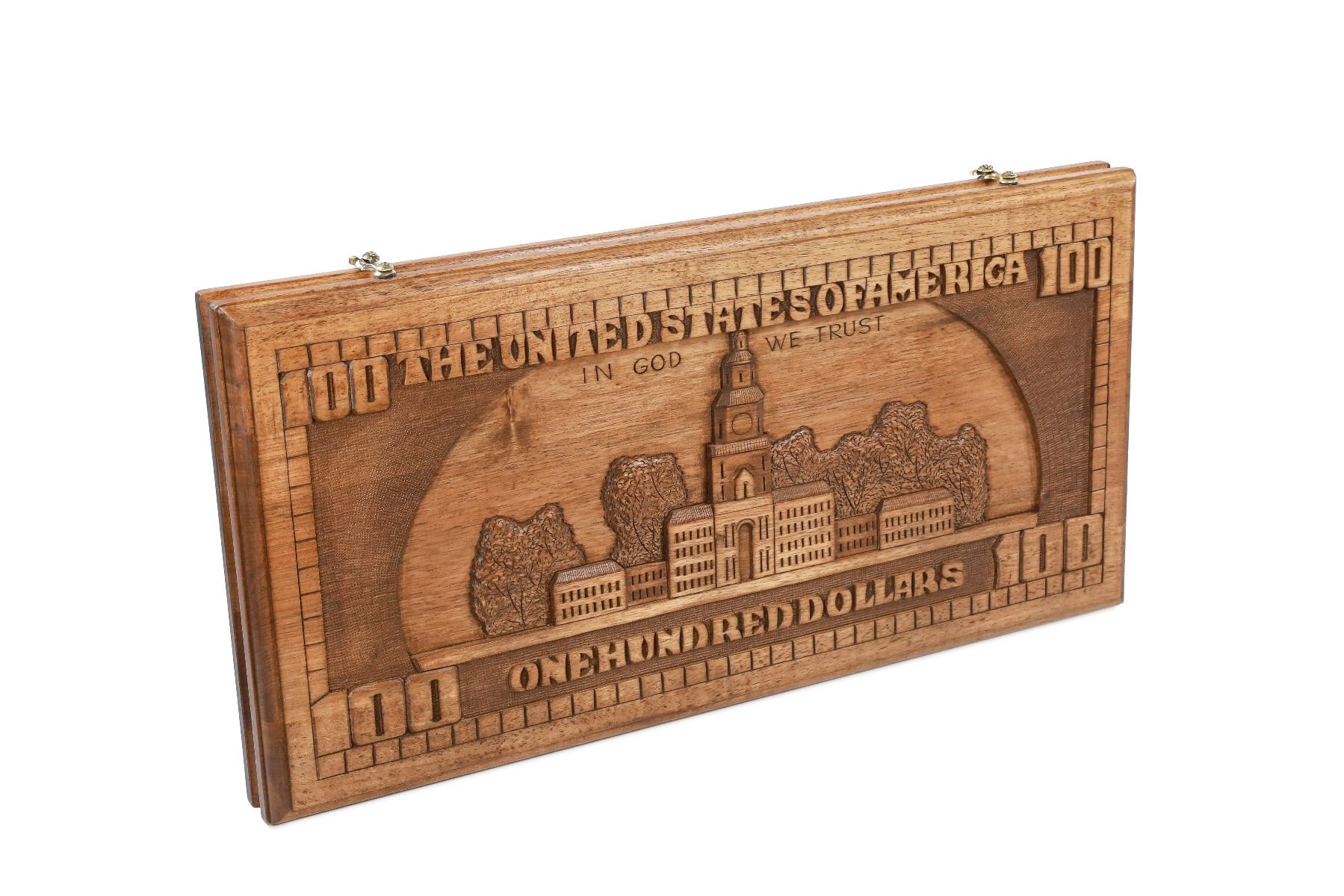 Backgammon Board - $100 Bill Edition