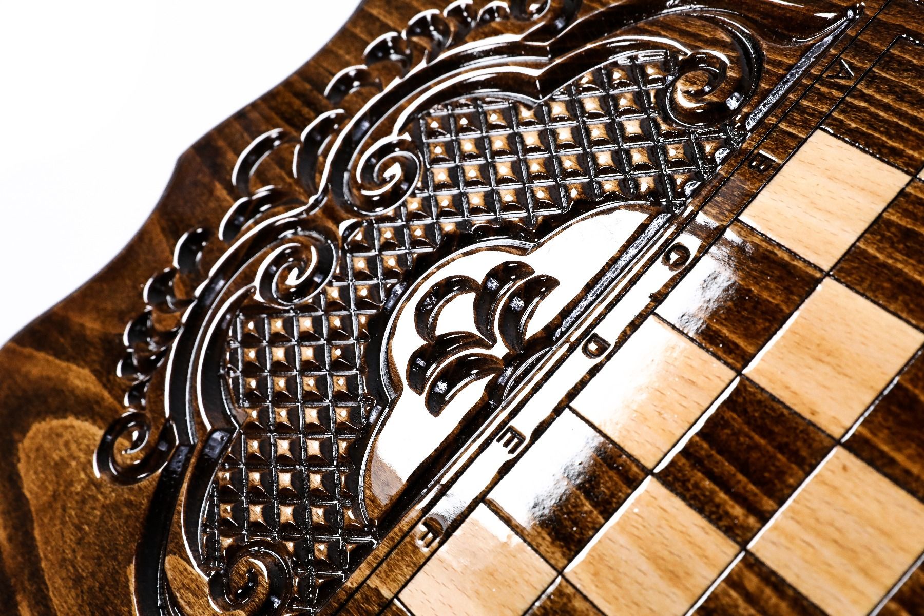 Armenian Classic Wooden Backgammon Board Ararat 23.6" | 60 cm - Unumperfectus