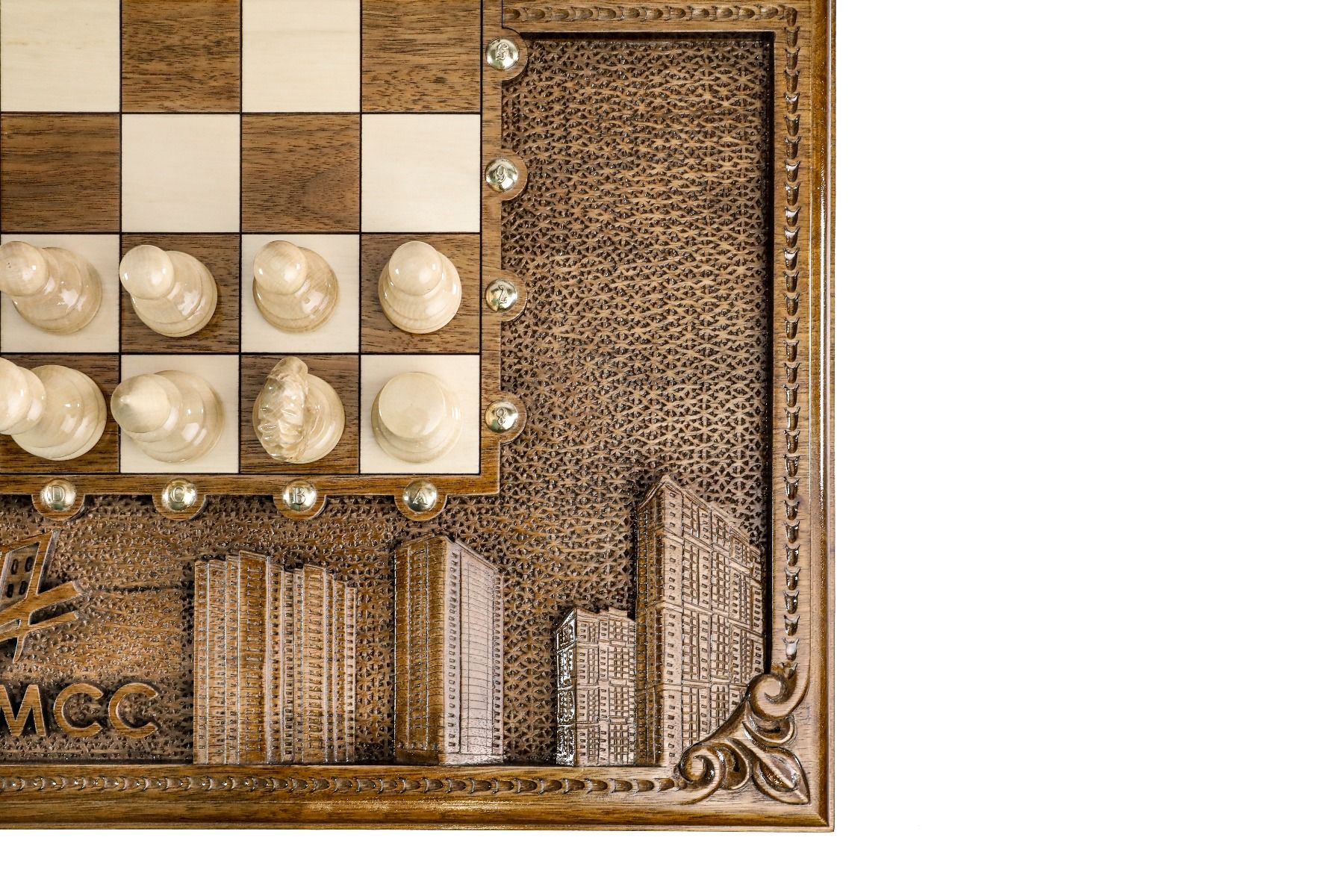 Wooden Chess Set Box Style 60 cm | 24.7" - Unumperfectus