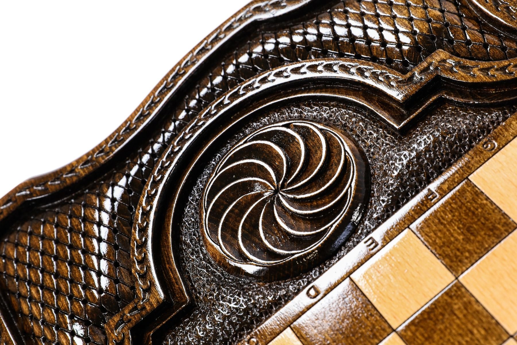 Backgammon Board - Assyrian Coat of Arms - Unumperfectus